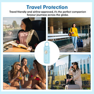 Nút hoảng loạn thiết bị an ninh khẩn cấp có thể sạc lại-Báo động móc khóa chống tấn công an toàn cá nhân cho an ninh ngoài trời/khuôn viên trường - Product Image 6