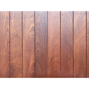 Porte d'allée en bois automatique Sapele de haute qualité avec grilles en fer pour maisons en métal acier squelette bois Double porte de jardin - Product Image 6