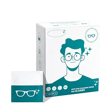 Quick Dry Organic Anti Fog Single Wet Wipes Glasses Camera Phone Keyboard Cleaner Lens Wipes
