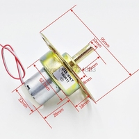 Régulateur de tension SVC Moteur à engrenages DC12V 25mm&33mm Longueur d'arbre ZD-5KT 32ZY25