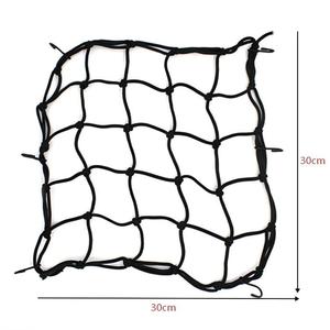 Filet de protection pour réservoir de moto 30x30cm avec <span class=keywords><strong>6</strong></span> crochets et 4 compartiments pour casque - Product Image 5