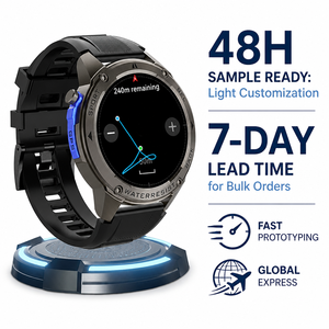 Smartwatch Sportivo DM56 con <span class=keywords><strong>GPS</strong></span> Schermo AMOLED da 1,43 Pollici Impermeabile 5ATM Batteria da 400mAh Monitoraggio Ossigeno nel Sangue e Sonno Dispositivo Indossabile - Product Image 2