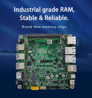 Placa Base Nano-ITX con CPU Intel Core I3/i5/i7 de 13.ª Generación, Ranura para Memoria RAM DDR4 1SO-DIMM, Cuatro Pantallas y Refrigeración por Ventilador