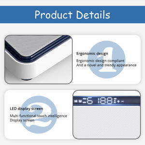 Werkseitige Direkt versorgung <span class=keywords><strong>Anti</strong></span>-Rutsch-Pedal Blaue Vibrations plattform Vibrationsplatten-Trainings gerät mit LED-Großbild schirm - Product Image 2