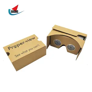 الجملة لعبة فيديو 3D كرتون VR النسخة نظارات صندوق كرتون 2.0 VR 3D نظارات سماعات