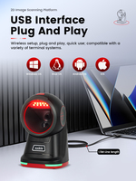 XB-8608 Nuevo Modelo Syble Lector de Códigos de Barras USB Automático 1D 2D QR Escáner de Códigos de Barras de Escritorio