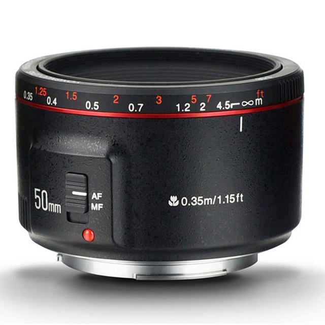 YONGNUO YN50mm F1.8 II Standard Prime Lens Auto Focus Large Aperture for Canon EF Mount DSLR Cameras EOS 70D 5D3 600D