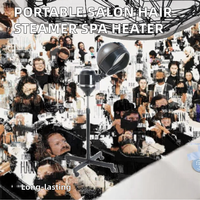 Vaporisateur Professionnel de Cheveux Noir pour Salon de Coiffure et Barbier, Design Moderne, Équipement de Beauté en Métal