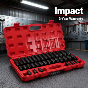 Jeu complet de douilles métriques carrées au chrome vanadium et boîte <span class=keywords><strong>à</strong></span> outils d'entraînement Kit de réparation automobile industriel OEM alimenté <span class=keywords><strong>à</strong></span> la main - Product Image 2