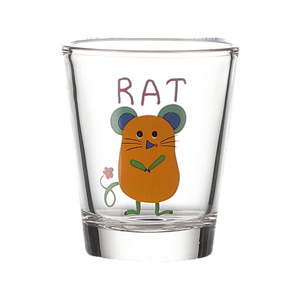 Bicchiere da 2oz con disegni dei 12 segni zodiacali, <span class=keywords><strong>tazza</strong></span> da acqua, <span class=keywords><strong>tazza</strong></span> da caffè, <span class=keywords><strong>tazza</strong></span> da sake, bottiglia in vetro per uso domestico - Product Image 1