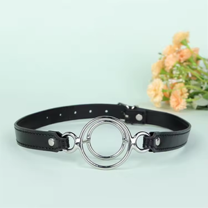 Usine prix de gros Offre Spéciale esclave sexuelle adulte SM jouets sexuels Stimulation réglable Sexy Bondage métal bouche ouverte Gag - Product Image 2