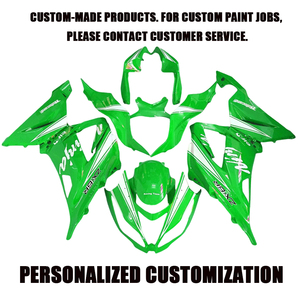Personnalisation sur mesure - Carénages de moto ABS non peints pour Kawasaki NINJA <span class=keywords><strong>ZX6R</strong></span> <span class=keywords><strong>636</strong></span> <span class=keywords><strong>2013</strong></span> 2014 2015 2016 2017 2018 (21 pièces) - Product Image 3