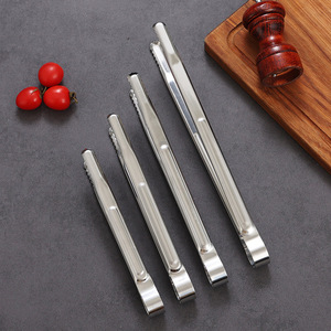 Stainless Steel <b>BBQ</b> Tongs Gold 201 Steel Heat Resistant Multipurpose Kitchen Tool - Product Image 2