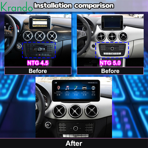 Autoradio Android Krando 12,3 pouces pour <span class=keywords><strong>Mercedes</strong></span> <span class=keywords><strong>BENZ</strong></span> <span class=keywords><strong>Classe</strong></span> <span class=keywords><strong>B</strong></span> W246 <span class=keywords><strong>2012</strong></span> - 2018, système multimédia embarqué sans fil Carplay 64 Go - Product Image 4