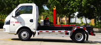 Camion de transfert de déchets à grue élévatrice électrique Dongfeng, type compacteur, transmission manuelle 4x2, norme d'émission Euro 3