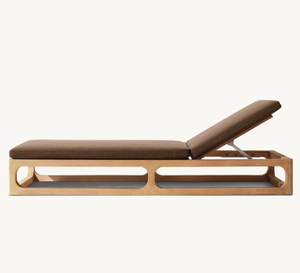 Muebles de Jardín Modernos de Teca, Tumbona para Playa, Piscina y Jardín - Product Image 4
