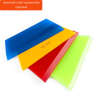 LumaView WFT-03 Raclette antidérapante pour film de protection automobile, lame en caoutchouc souple, outil d'installation de film teinté pour vitres PPF 14x13CM