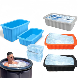 Lớn <span class=keywords><strong>Ice</strong></span> Khuôn Silicone <span class=keywords><strong>Ice</strong></span> Cube khay Băng Khuôn Silicone - Product Image 1