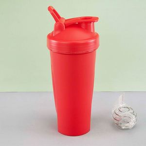 600ml Eco-Friendly Handheld <b>Shaker</b> Cup with Custom Logo Plastic Fitness Sports Gym Minimalist Unisex Water <b>Bottle</b> Carabiner Lid - Product Image 5