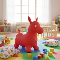 Jouet de saut cheval souple pour enfants, cheval à sauter gonflable en PVC, jouets durables, à vendre, livraison nationale