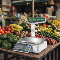 Balance de table numérique en acier inoxydable 30 kg avec écran LCD, prise en charge OEM et ODM personnalisée