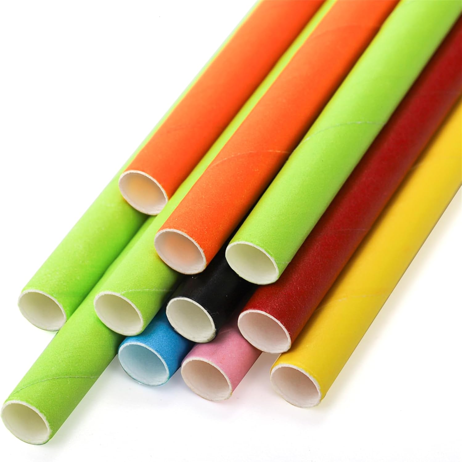 Custom Paper Drinking Straws Eco Friendly Disposable Coffee Cocktail Juice Drink pp Straws Individual Packaging