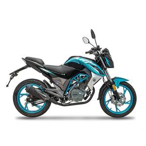 La Motocicleta de Gasolina Grande Más Vendida, la AK150 Azul, es una Motocicleta Urbana para Adultos con un Diseño Colorido y Potente - Product Image 5