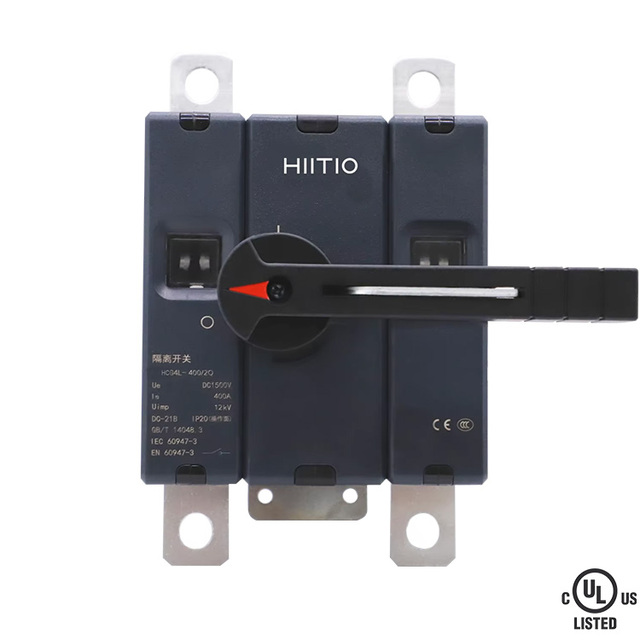 HCG4L-400 UL Certified DC Switch-disconnectors 1500V PV DC Isolation Isolator Switch 400A Load Breaker DC Isolation Switch