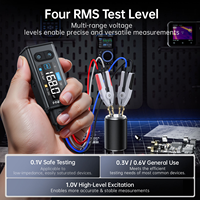 Pinza Inteligente Mini LCR-ST2 de FNIRSI, Alta Precisión, Herramienta de Prueba Automática de Capacitancia, Inductancia, Resistencia, Diodos y Continuidad, 30V