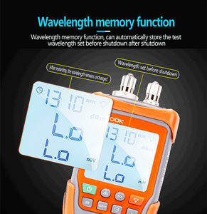 เครื่องมือไฟเบอร์ออปติกแบบมือถือ I-pook เครื่องวัดพลังงานแสงขนาดเล็ก PK56ความแม่นยำใน0.3% 150mW 220V - Product Image 6