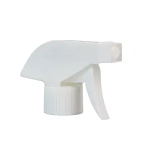 The Best Selling Cleaning Bottle Plastic Factory Low Price White Plastic Nozzle Strong Head 28mm Chemical Trigger Sprayer