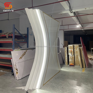 ฉากหลังอะคริลิคหลายชั้นแบบเรียบถอดออกได้สำหรับงานเลี้ยงวันเกิดงานแต่งงาน - Product Image 6