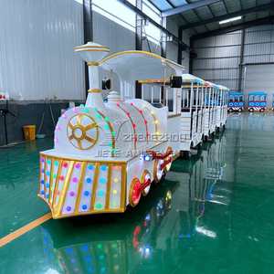 Tren sin rieles de simulación Retro eléctrico famoso en Internet para parques al aire libre y atracciones Tren turístico - Product Image 6