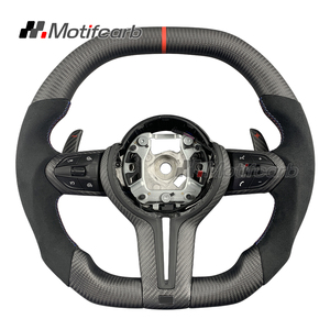Volante personalizado para BMW 330i 440i 540i F10 F30 X3 X5 F15 F16 F18 M2 M3 M4 2010-2018, estilo deportivo de fibra de carbono mate. - Product Image 1