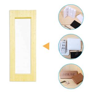 ساونا الجافة غرفة البخار حجم يمكن تخصيص البني الداكن البخار ساونا أبواب زجاجية - Product Image 5