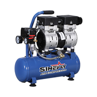 Sinewy Mini Compresor De Aire Chinois 220V 9L 8 Bar Silencieux Petit Compresseur D'air Sans Huile Portable Pour La Peinture