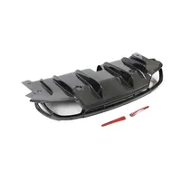 Diffuseur de pare-chocs arrière en fibre de carbone MRD pour Alfa Romeo Giulia 2017 - 2020, modèle Quadrifoglio