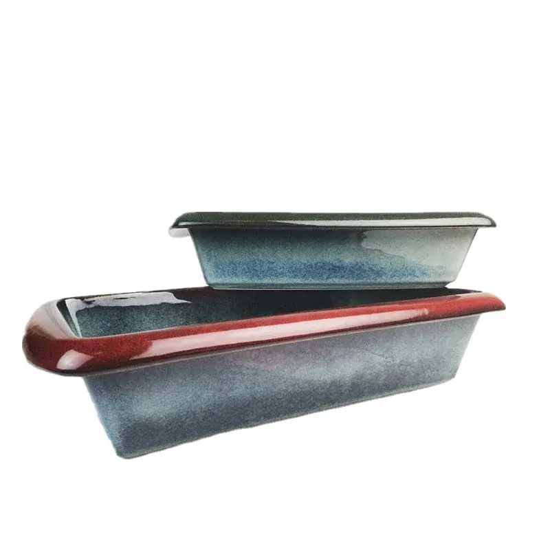 Stoneware 2023 Hot Sell Kitchenware Baking Dish Pans Rectangle Ceramic Bakeware With Lid Round Bake Dishes Sets
