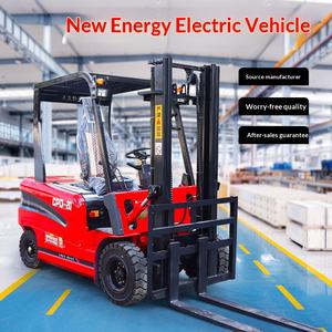 Carretilla Elevadora Hidráulica de 3 Toneladas para Almacén, de Cuatro Ruedas, Montada en Vehículo, de Nueva Energía - Product Image 1