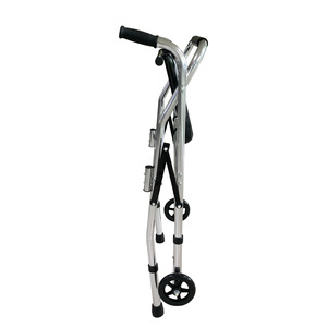 Walker <b>Rollator</b> With Seat Aluminum Alloy Foldable For Elderly Mobility Aid - Product Image 3
