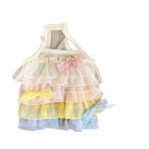Falda <span class=keywords><strong>de</strong></span> gasa <span class=keywords><strong>de</strong></span> arcoíris <span class=keywords><strong>de</strong></span> verano en capas para gatos, perros, Teddy, Bichón Frisé, ropa para mascotas japonesa/coreana - Product Image 5