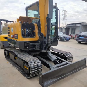 Excavadora de Ruedas Usada SANY SY55C Pro de 5 Toneladas con Bomba de Motor y Rodamientos, Potencia de 43KW, Capacidad de Cucharón de 0.21m - Product Image 6