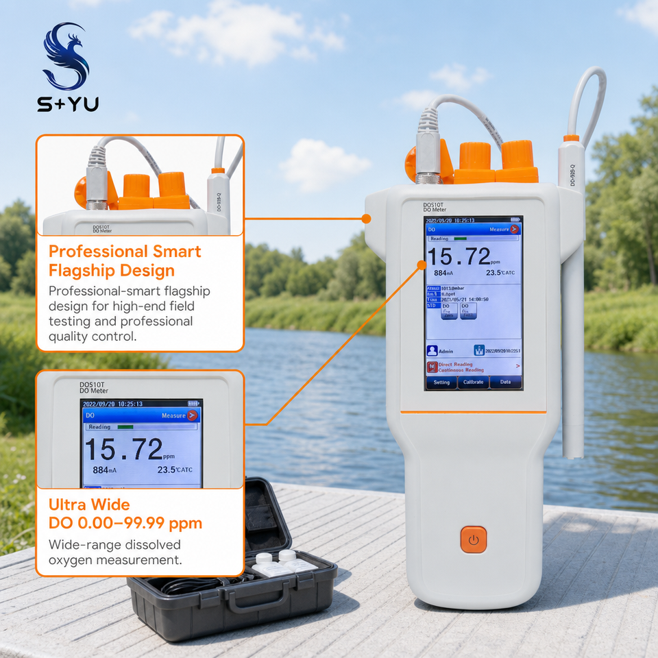 SYU DO510T Professional Smart Flagship Touch Screen 0.00-99.99 Ppm DO ...