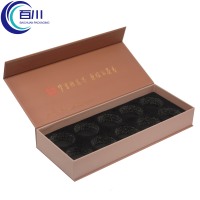 Caja de Regalo Rígida de Papel Recubierto Exclusiva con Logotipo Personalizado, Caja de Embalaje Perfumada para Festivales, para Té, Aceite o Productos Cosméticos