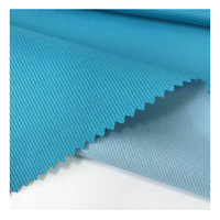 Tissu en polyester ripstop léger avec revêtement PU laiteux, tissu pongé à grille, 75 deniers, tissu en polyester enduit PU