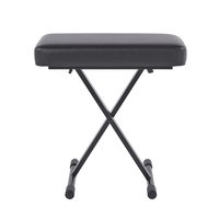 Leilei DT-9 professionnel en cuir PU tambour trône grande taille noir pliant banc en acier pour piano réglable musique scène chaise OEM