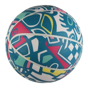 Ballon <span class=keywords><strong>de</strong></span> <span class=keywords><strong>basket</strong></span> personnalisé à graffitis, durable et élégant, en PU, disponible en tailles 3, 4, 5, 6, 7 - Product Image 1