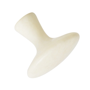 Pierre de massage faciale en jade blanc, outil Gua Sha à double extrémité pour le soin du visage et du corps - Product Image 5