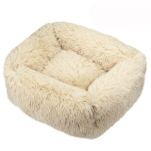Coussin <span class=keywords><strong>pour</strong></span> <span class=keywords><strong>chien</strong></span> en fausse fourrure ultra douce et écologique, design élégant, taille XS, petit, 45x35cm, rectangle, canapé, antidérapant, durable, toutes saisons - Product Image 5