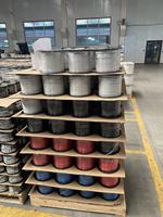 UL Listed 6 8 10 12 14 AWG PVC Material de aislamiento y material conductor de cobre sólido cable eléctrico thhn/thwn plano